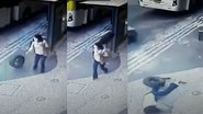Trechos do vídeo capturado por câmeras de vigilância - Divulgação/ Redes Sociais