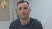 Laureano Vieira Toscani, um dos neonazistas presos em operação da Polícia Civil de Santa Catarina - Reprodução/Vídeo/Fantástico