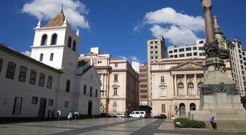 Fotografia do Pátio do Colégio, em São Paulo - edsonaoki/ Creative Commons/ Wikimedia Commons
