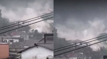 Chuvas em Petrópolis - Divulgação/Redes sociais/g1