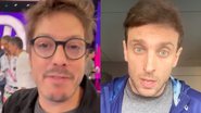 Os comediantes Fábio Porchat e Leo Lins, respectivamente - Reprodução/Instagram