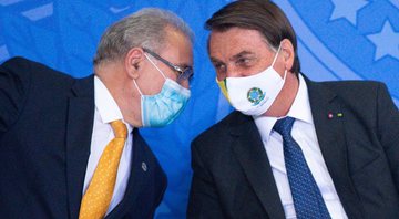 Marcelo Queiroga e Jair Bolsonaro - Getty Images