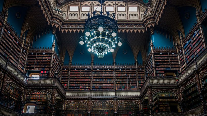 Real Gabinete Português de Leitura, a biblioteca do Rio de Janeiro que figura entre as mais bonitas do mundo - Boris G/Flickr
