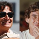 Piquet em montagem com Senna - Getty Images