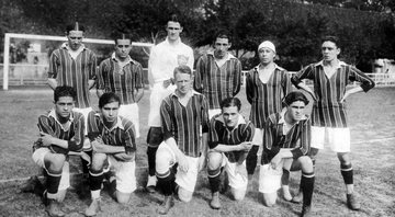 Time do Fluminense em 1918 - Divulgação