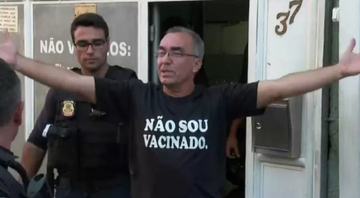 Tupirani da Hora Lore, gravado no momento de sua prisão - Divulgação / TV Globo