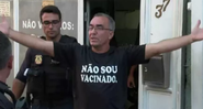 Tupirani da Hora Lore, gravado no momento de sua prisão - Divulgação / TV Globo