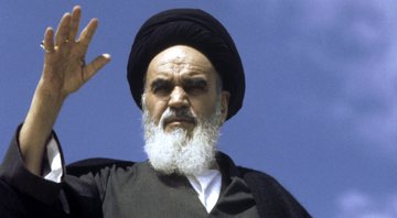 Khomeini, líder espiritual e político da Revolução Iraniana de 1979 - Getty Images