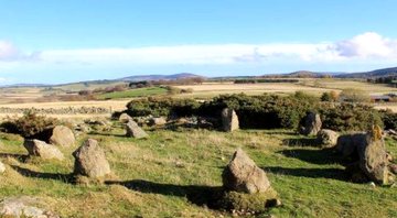 Círculo de pedra localizado na Escócia - Divulgação/Aberdeenshire Council