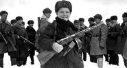Crianças no Exército Vermelho, da União Soviética - Domínio Público