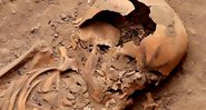 Esqueleto de uma criança encontrado - Ministério da Cultura do Peru