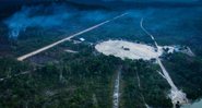 Área desmatada da floresta amazônica - Getty Images
