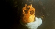Esqueleto encontrado na caverna - Divulgação / PLOS ONE