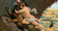 Pintura de Hércules matando um leão - Getty Images