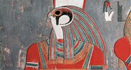 Pintura egípcia ilustra o deus Hórus - Getty Images