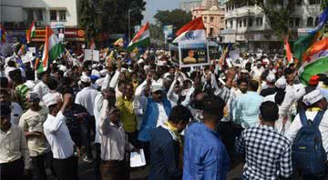 Protesto na Índia - Divulgação