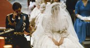 Charles e Diana no dia da carimônia - Getty Images