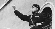 Benito Mussolini em um de seus discursos - Getty Images