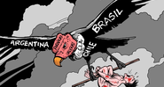 Cartum de Latuff representando a Operação Condor - Reprodução/ Carlos Latuff