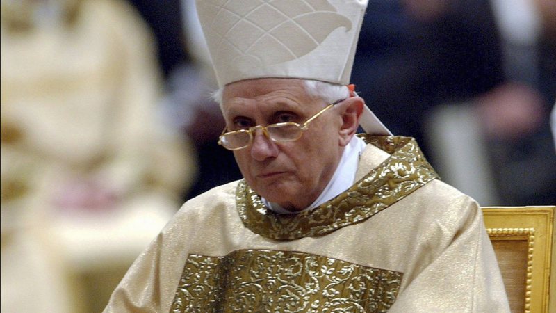 Papa Bento XVI, em Roma, na Itália - Getty Images