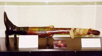 Perna protética de Santa Anna - Divulgação