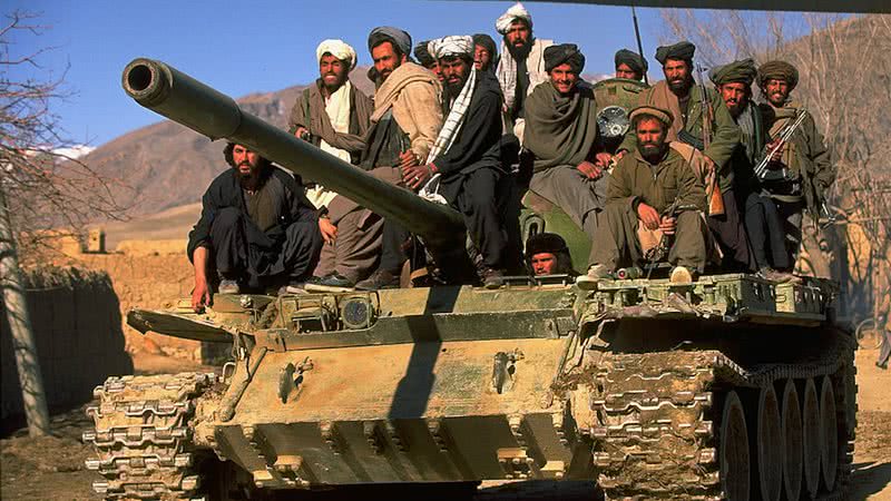 Soldados do Talibã, movimento fundamentalista desmantelado pelos Estados Unidos a partir de 2001 - Getty Images