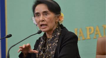 A líder civil Aung San Suu Kyi - Wikimedia Commons
