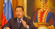 Hugo Chávez em 5 de janeiro de 2002, no Palácio Presidencial de Miraflores - Getty Images