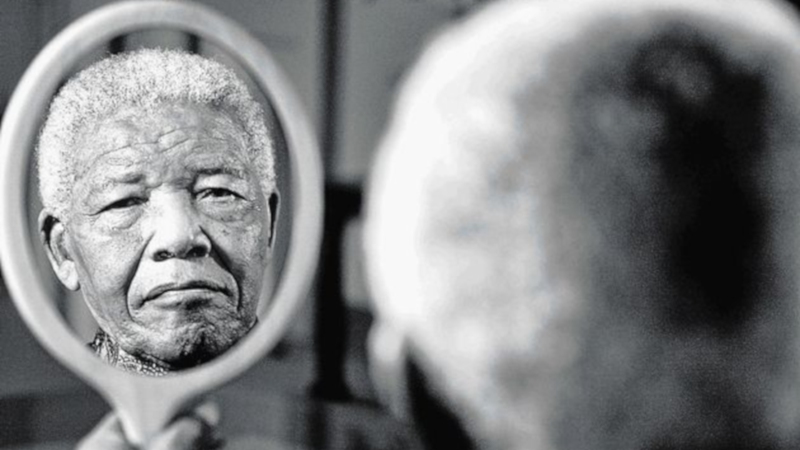 Mandela no espelho - Reprodução