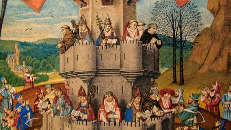 Ilustração da Idade Média - Divulgação