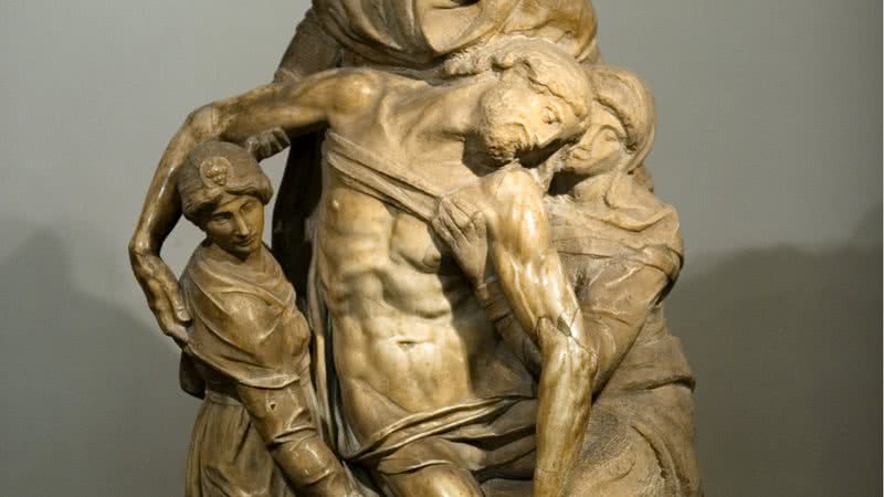 Detalhe da escultura Pietá de Florença - Getty Images