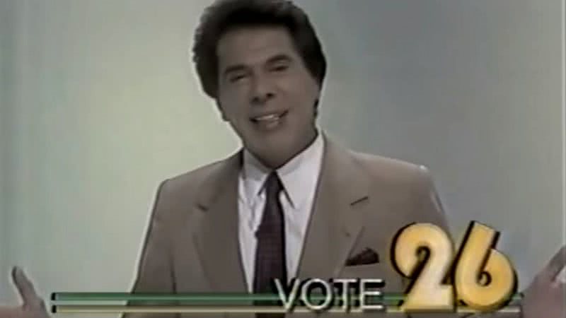 Silvio Santos em candidatura no ano de 1989 - Reprodução/Video/Youtube