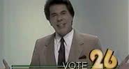 Silvio Santos em candidatura no ano de 1989 - Reprodução/Youtube