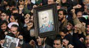 Protesto no Irã após a morte de Soleimani - Getty Images