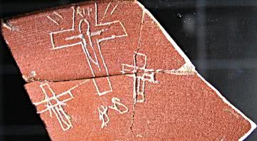 Suposta mais antiga representação da crucificação de Jesus - Divulgação