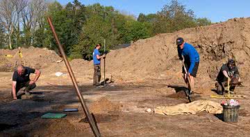 Escavação realizada em Saint Niklaas, na Bélgica - Divulgação