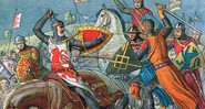 Representação de cavaleiros medievais - Getty Images