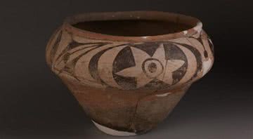 Pote de cerâmica encontrados nas ruínas da antiga cidade - Divulgação