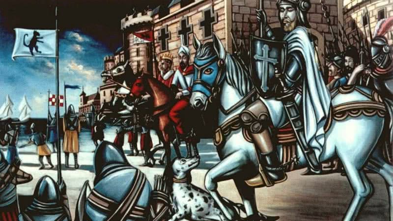 Representação da última batalha de El Cid - Wikimedia Commons