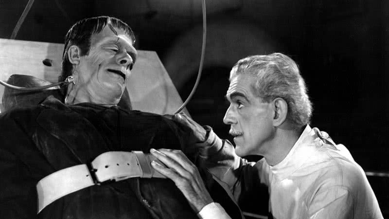 Cena do filme A Casa de Frankenstein, de 1944 - Divulgação/ A Casa de Frankenstein, de 1944/ Hammer Flimes