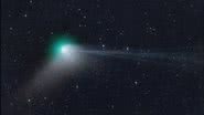 Foto do cometa C/2022 E3 (ZTF), que vai ser visível no Brasil essa semana - Divulgação/Twitter/@Komet123Jager/02.02.2023