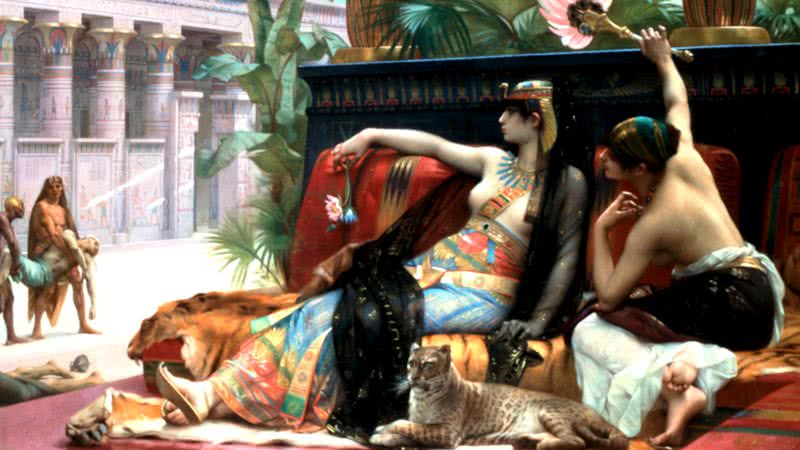 Uma das influentes pinturas de Cleópatra - Getty Images