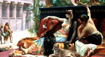 Uma das influentes pinturas de Cleópatra - Getty Images