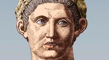 Ilustração com o busto de Constantino, o Grande - Getty Images