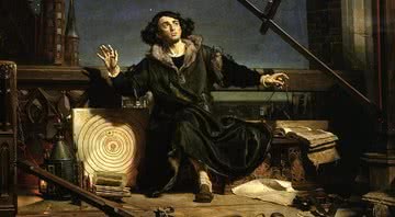 Astrônomo Copérnico: Conversa com Deus, por Jan Matejko - Wikimedia Commons