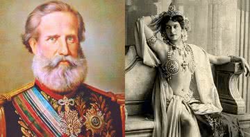 Imperador D. Pedro II e espiã Mata Hari - Creative Commons