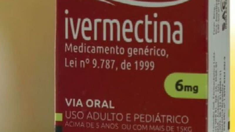 Caixa de ivermectina - Divulgação/TV Globo