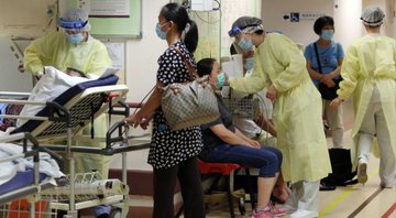 Pessoas infectadas com o coronavírus na China - Getty Images