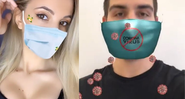 Usuários do Instagram usam o controverso filtro do coronavírus - Divulgação / Instagram