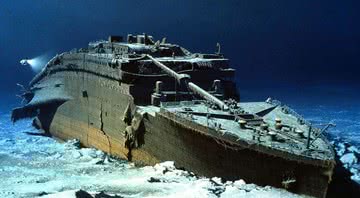 Destroços do Titanic - Reprodução